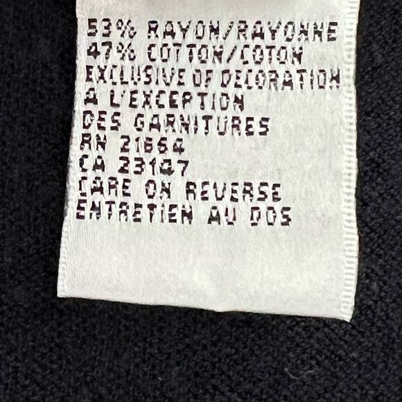 Vintage Talbots Petite flowers leaves embroidered cardigan women’s - Picture 7 of 7